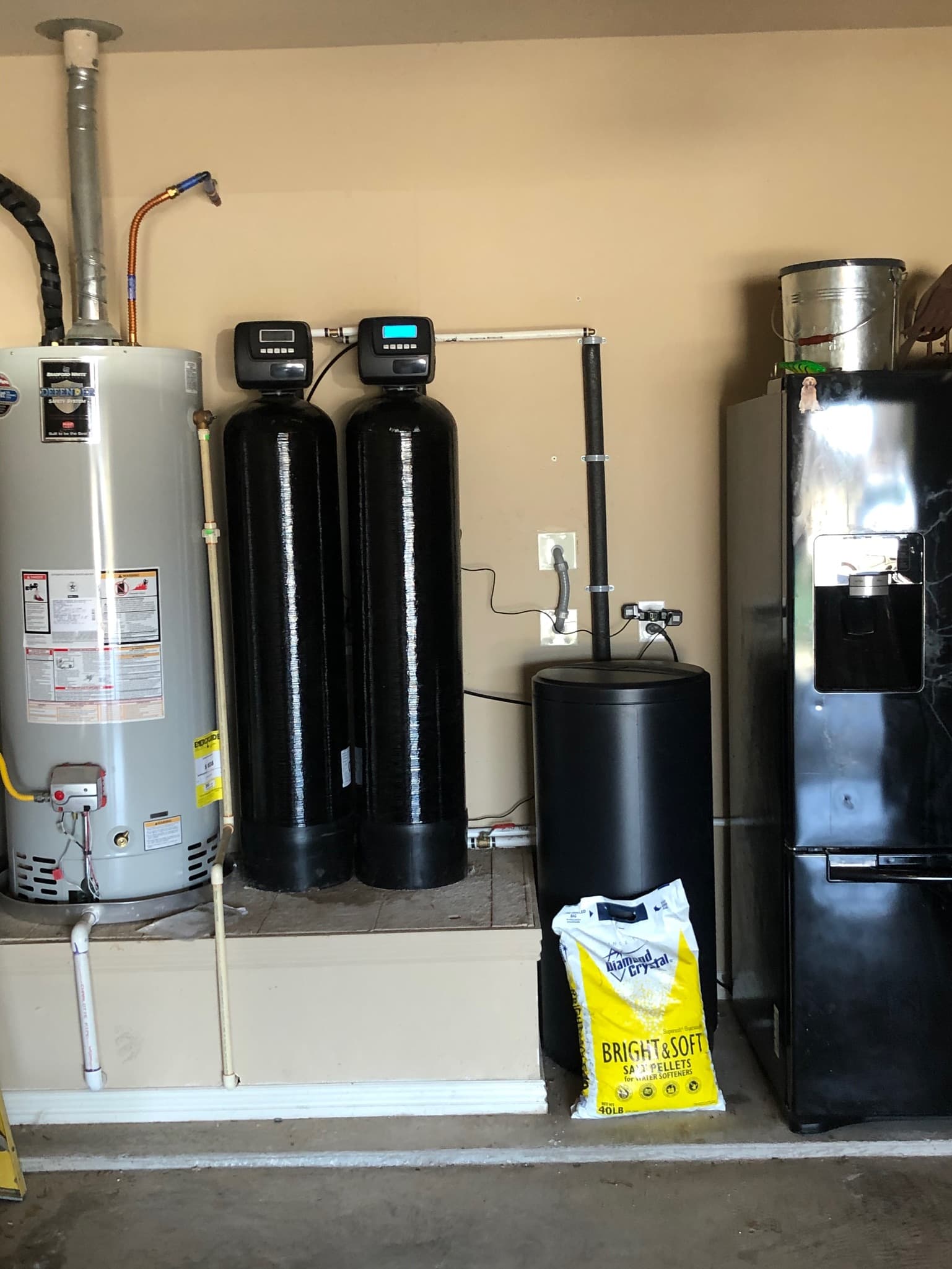 Water softener & heater