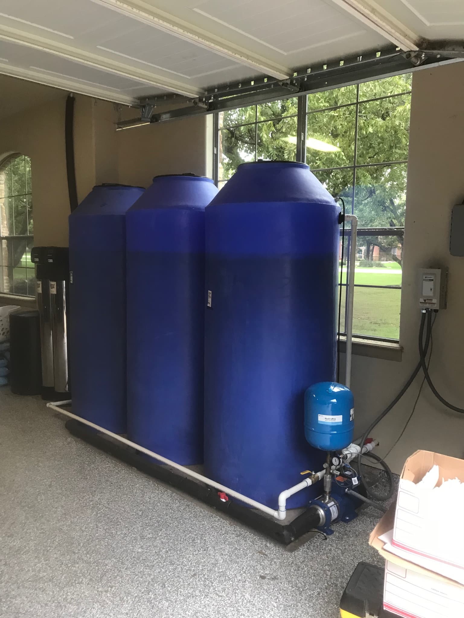 Storage tank install